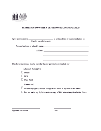 Fill In The Blanks For Recommendation Letters Format Fill