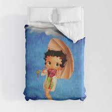 betty boop duvet cover by