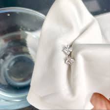how to clean diamond stud earrings at