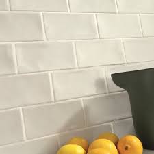 artisan white metro wall tiles 75x150mm
