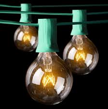 Amazon Com Lugumy 25ft G40 Clear Bulbs Globe String Lights