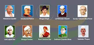 greatest freedom fighters of india and