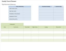 Vacation Agenda Template Magdalene Project Org