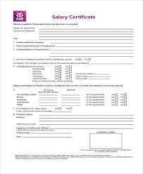 Salary Certificate Formats 22 Free Word Excel Pdf Documents