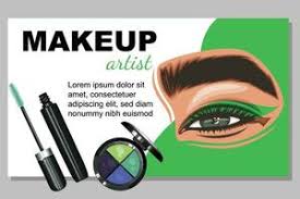 makeup flyer vector art icons and