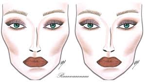 how to face chart makeup tutorial