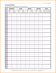 Blood Sugar Tracking Spreadsheet Unique Spreadsheet Template