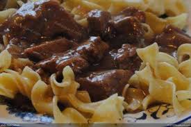 slow cooker beef tips with gravy recipe