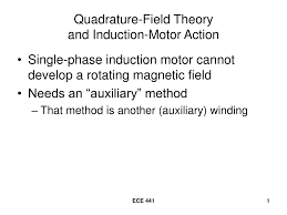 ppt quadrature field theory and
