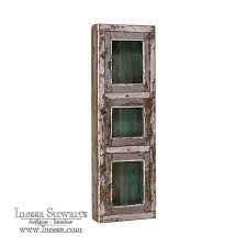 Rustic Antique Painted Wall Cabinet