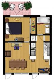 small apartment design for live work