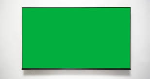 Green screen or also known as chroma key is used when you swap the background of a video with another background. 4k Flat Screen Tv With Green Screen C Stock Video Pond5