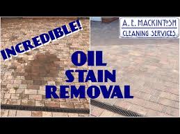 Oil Stain Removal From Block Paving