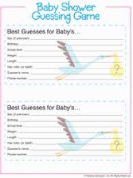 At this time we give some examples of guess the baby weight and date template. Baby Shower Game Guess Baby Gender Weight Etc Game Cards Free Printable Familyeducation