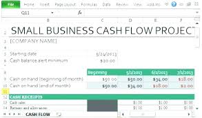 Cash Flow Statement Template Personal Monthly Excel Sample Sales