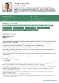 6 steps how to create a logistics manager cv. Operations Manager Resume Examples Guide For 2021