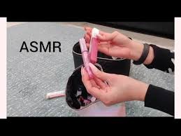 asmr make up bag and makeup rummaging