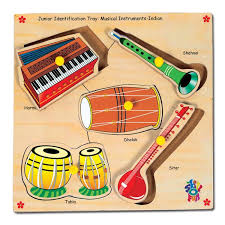 These instruments are used in carnatic and hindustani styles of indian classical music. Skillofun Junior Identification Trays Indian Musical Instruments I Know My Abc Inc