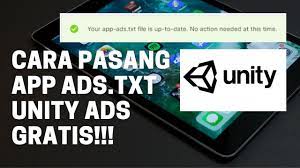 app ads txt unity ads gratiss