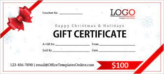 14 free gift certificate and voucher