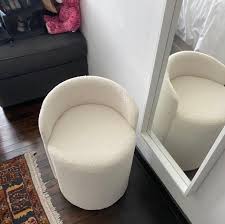 vanity dressing chair white furniture