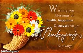 Wishing You Success On Thanksgiving Free Business Greetings
