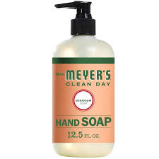 geranium scent liquid hand soap