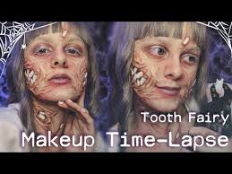 tooth fairy halloween makeup time