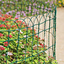 Garden Border Fence Green Pvc Coated