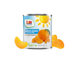 dole canned mandarin oranges in light