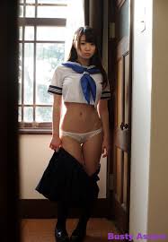 Cute School Girl Aika Yumeno Striptease and Posing Nicely In Horny.