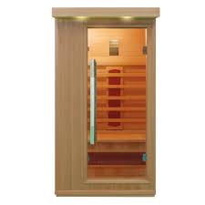 One Man Sauna Glass Door