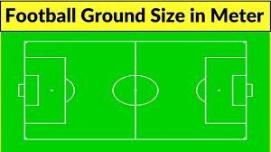 football ground merement in meters