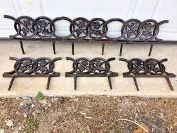 Vintage Cast Iron Lawn Garden Fence
