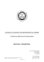 Dental Charting National Examining Board For Dental Nurses