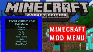 Download mods | addons for minecraft pe (mcpe) free apk 2.1.3 for android. Minecraft Pe Mod Menu Articstorm V4 Sick Hacks No Root Minecraft Pocket Edition Pocket Edition Minecraft Pe