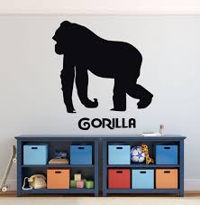 Zoo Animal Wall Decals Gorilla Zoo