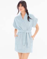 irelax cotton terry short sleeve robe