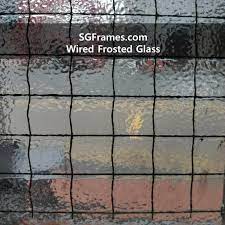 Wired Glass Clear Frosted Custom