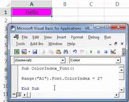 Vba Color Index Top Ways To Use Color Index Property In