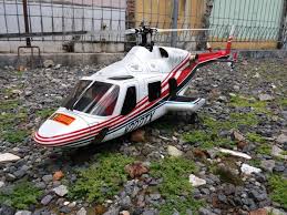 jual rc heli bell 222 scale size 550