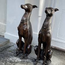 Bronze Greyhound Statues Quality