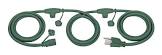 3-Outlet Green Outdoor Extension Cord, 25-ft Noma