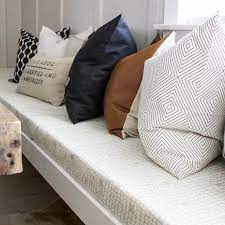 Diy No Sew Bench Cushion Designed Simple