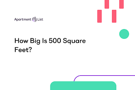 how big is 500 square feet