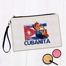 gift makeup bag cuban woman cubanita