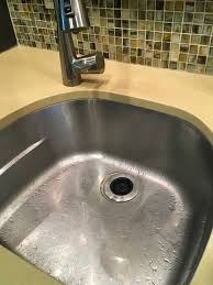 shine back in a stainless sink