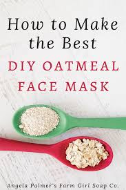 diy oatmeal face mask