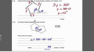 The most suitable questions for year 6 are 1 to 6. Algebra Geometry 1 Gcse Higher Maths Exam Qs 26 Youtube