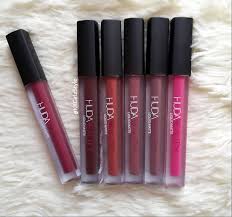 huda beauty liquid matte lip colors